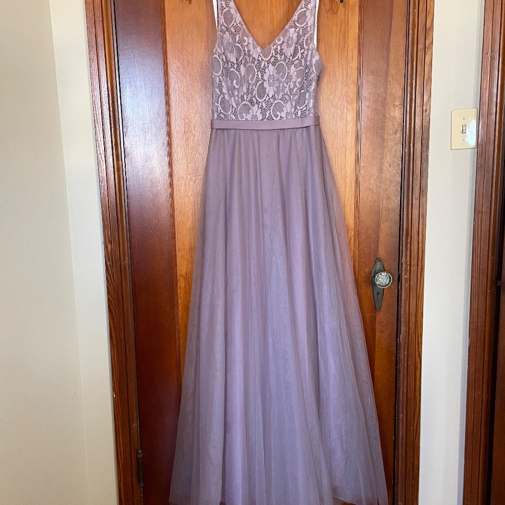 Azazie Dusk Sirene Gown Sz A4